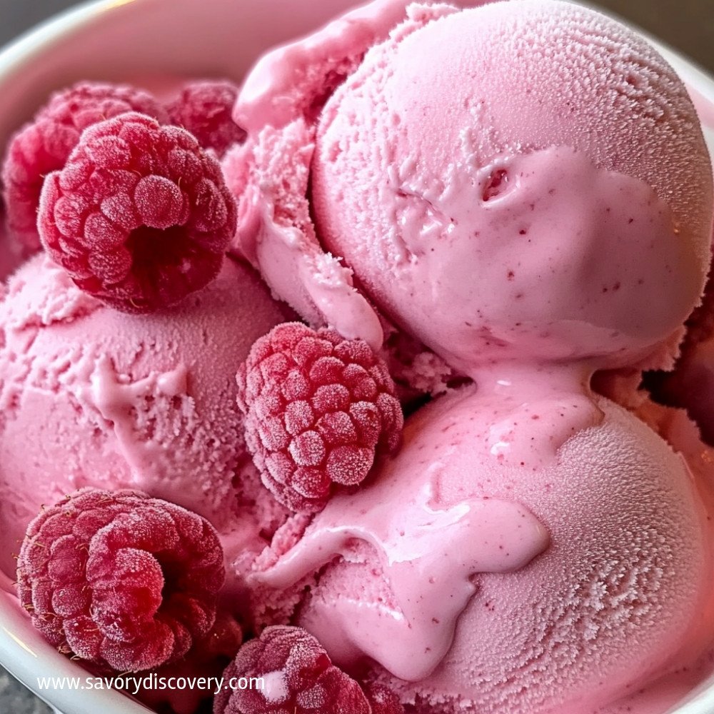 Glace à la framboise : recette délicieuse et facile