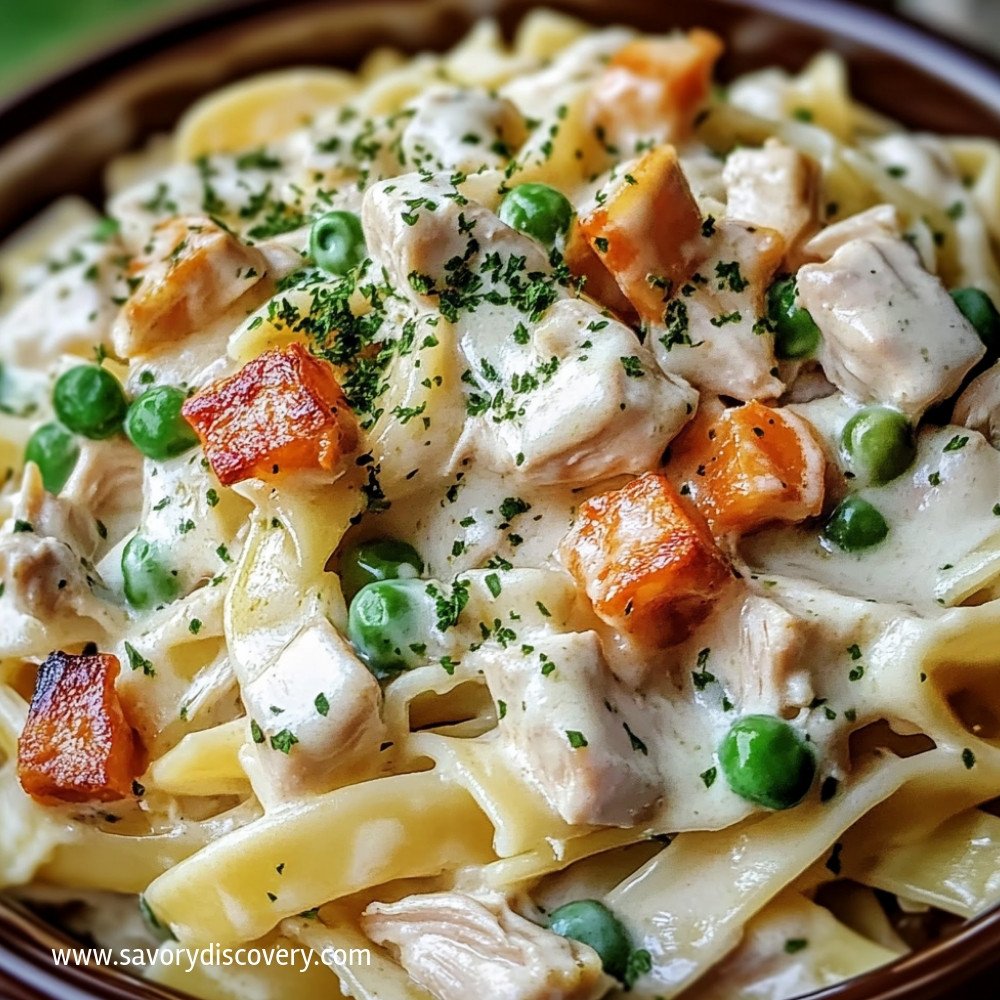 Recette de pâtes au poulet réconfortantes