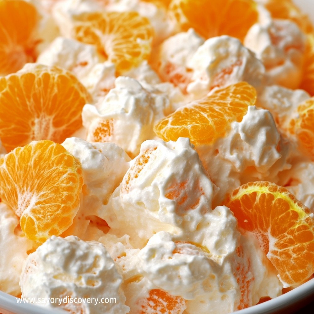 Salade légère à la crème d'orange séduisante