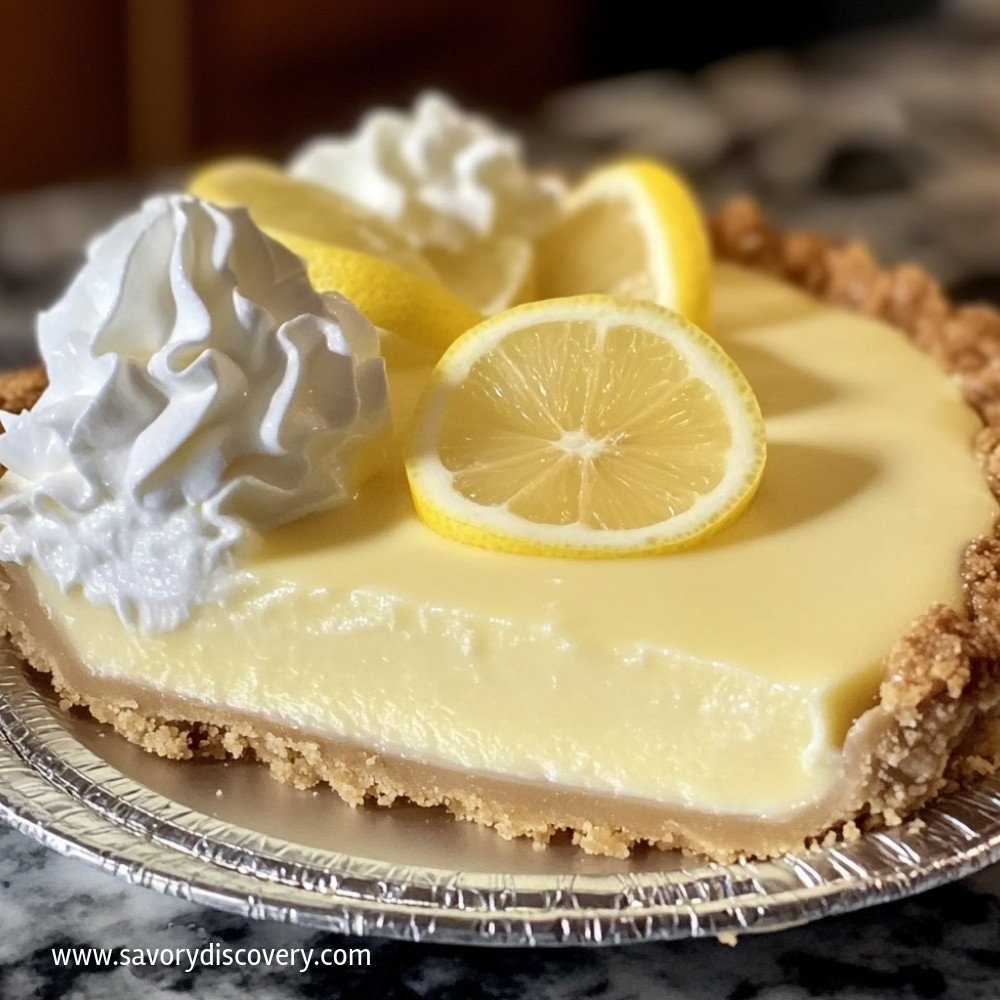 Tarte au citron rafraîchissante et délicieuse