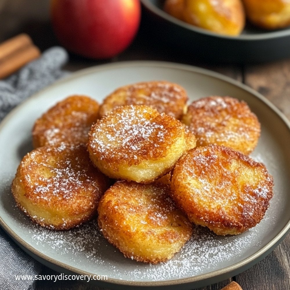 Beignets de pommes au four : Recette facile