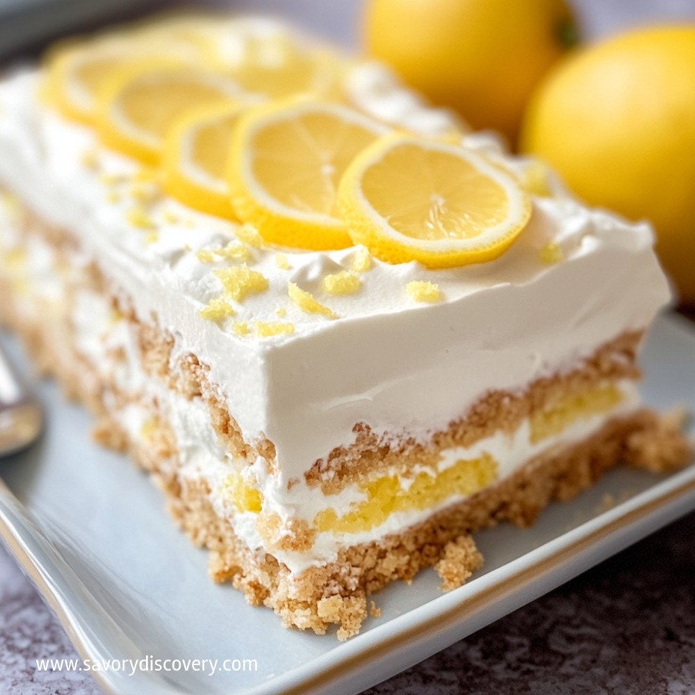 gâteau glacé au citron facile et délicieux