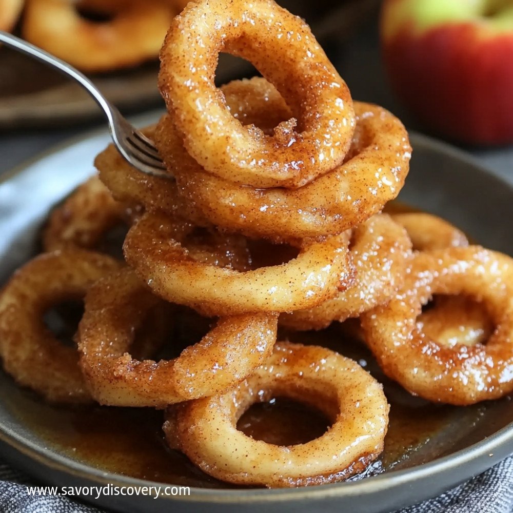 Beignets de pommes à la cannelle croustillants