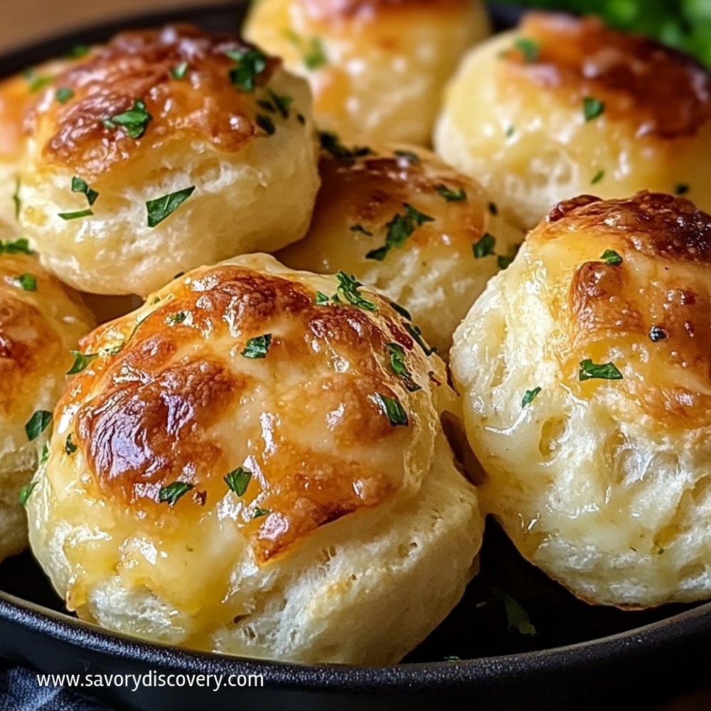 Boulettes de fromage à l'ail et beurre