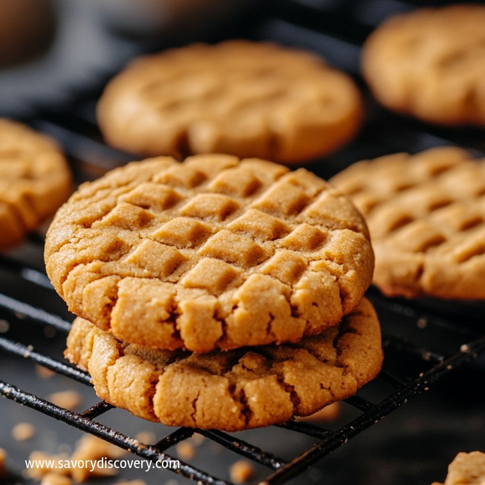 Cookies au beurre de cacahuète à la friteuse