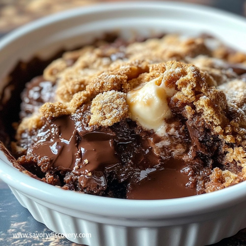 Délicieux Cobbler au Chocolat du Sud