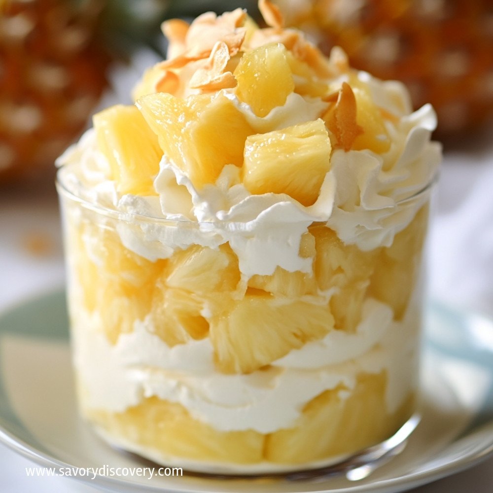 Délicieux dessert à l'ananas facile à préparer