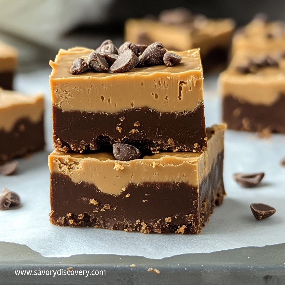 Fudge au chocolat et beurre de cacahuète délicieux