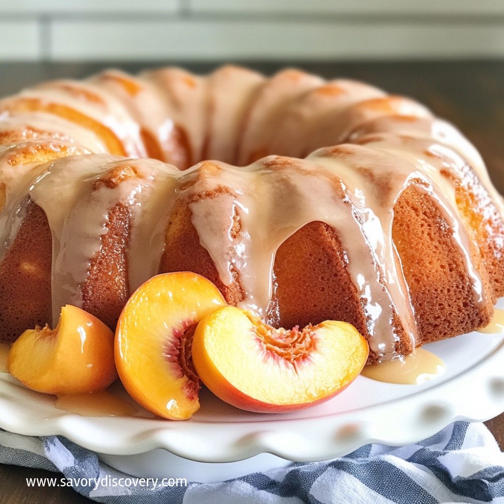 Gâteau Pêche d'Été Irresistible et Délicieux