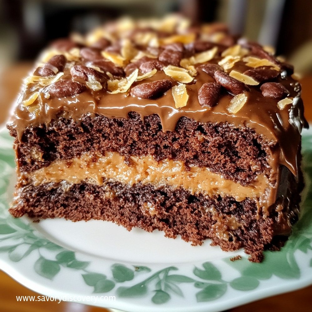 Gâteau au chocolat allemand fait maison traditionnel