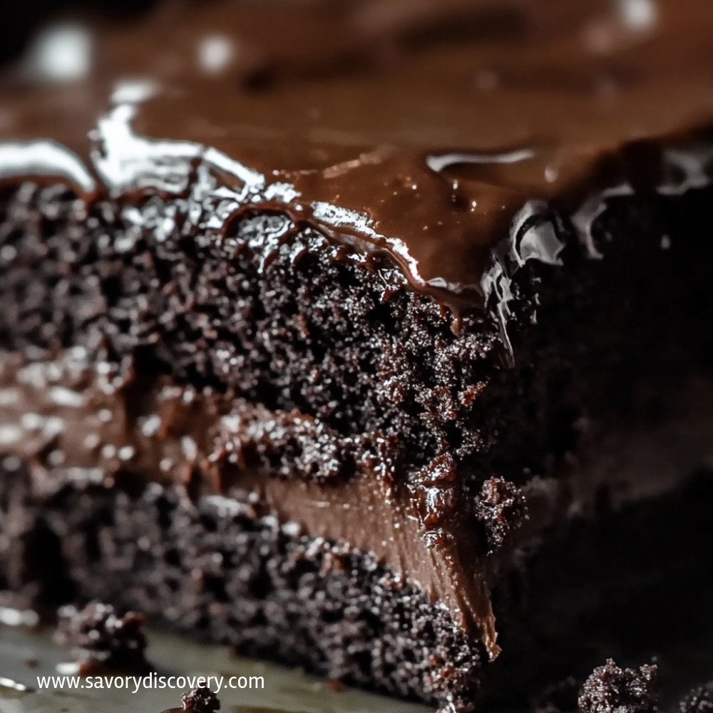 Gâteau au fudge de minuit facile et délicieux
