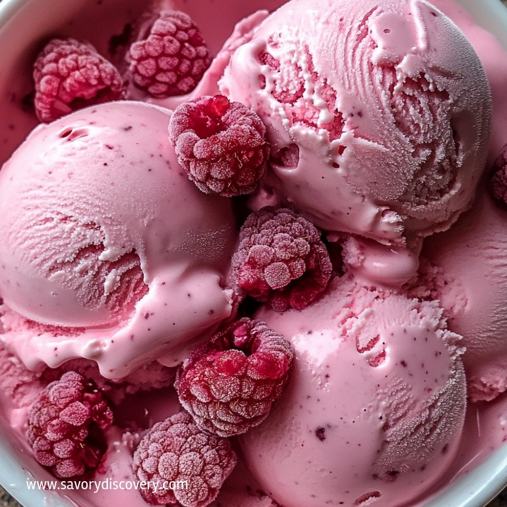 Glace à la framboise : recette délicieuse et facile