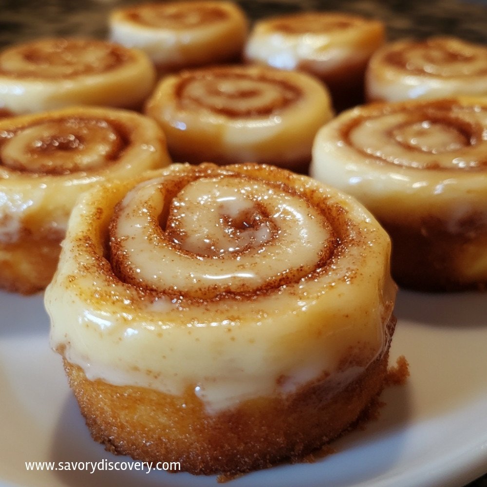 Mini cheesecakes roulés à la cannelle irrésistibles
