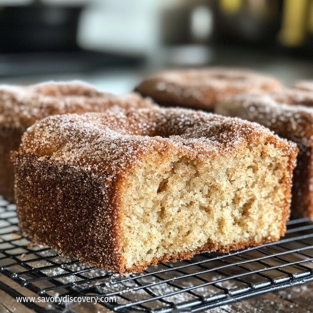 Pain aux beignets de cidre épicé et croûte sucrée