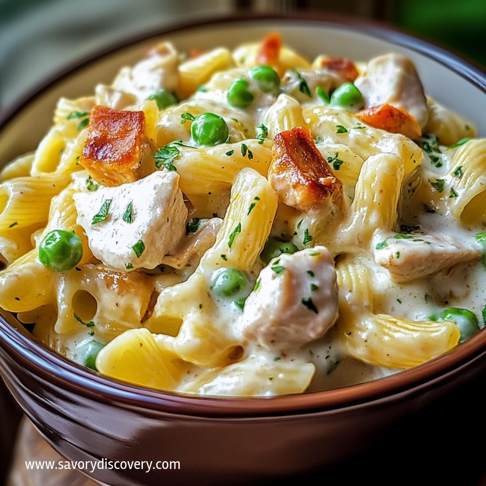 Recette de pâtes au poulet réconfortantes
