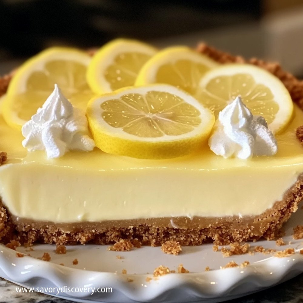 Tarte au citron rafraîchissante et délicieuse