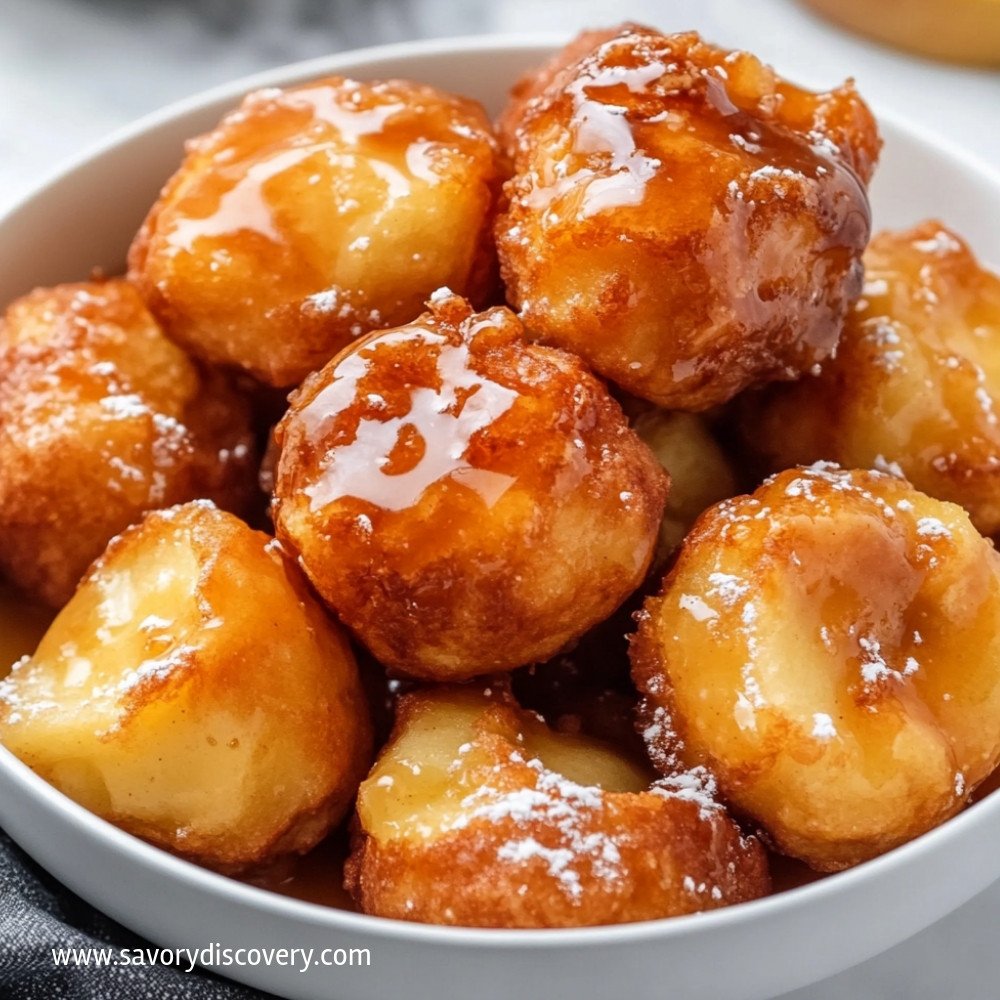 Beignets de pommes au four : Recette facile