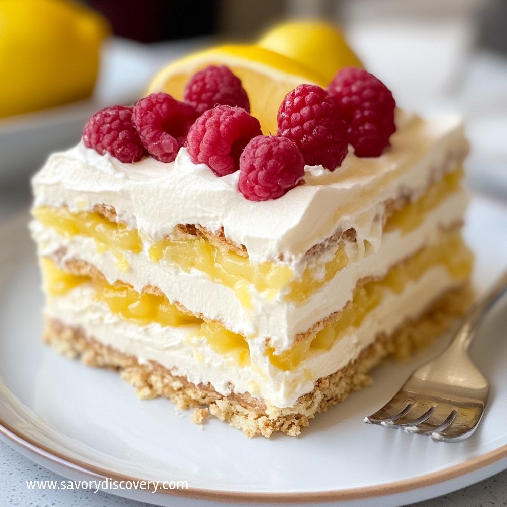 gâteau glacé au citron facile et délicieux