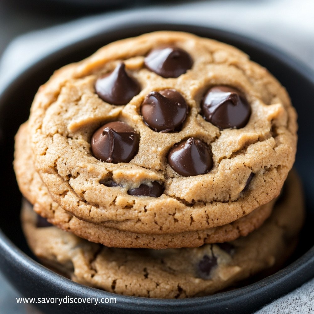Biscuits au chocolat et beurre de cacahuète
