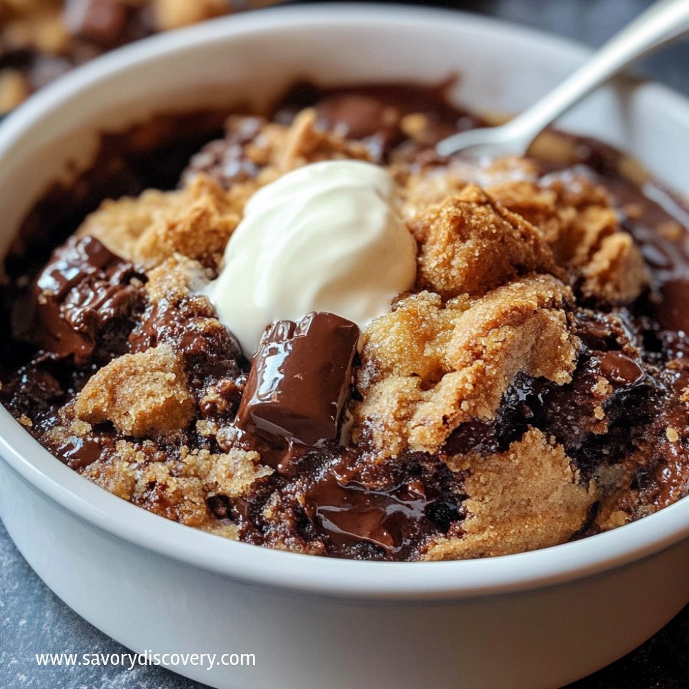 Délicieux Cobbler au Chocolat du Sud
