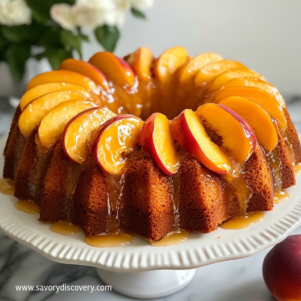 Gâteau Pêche d'Été Irresistible et Délicieux