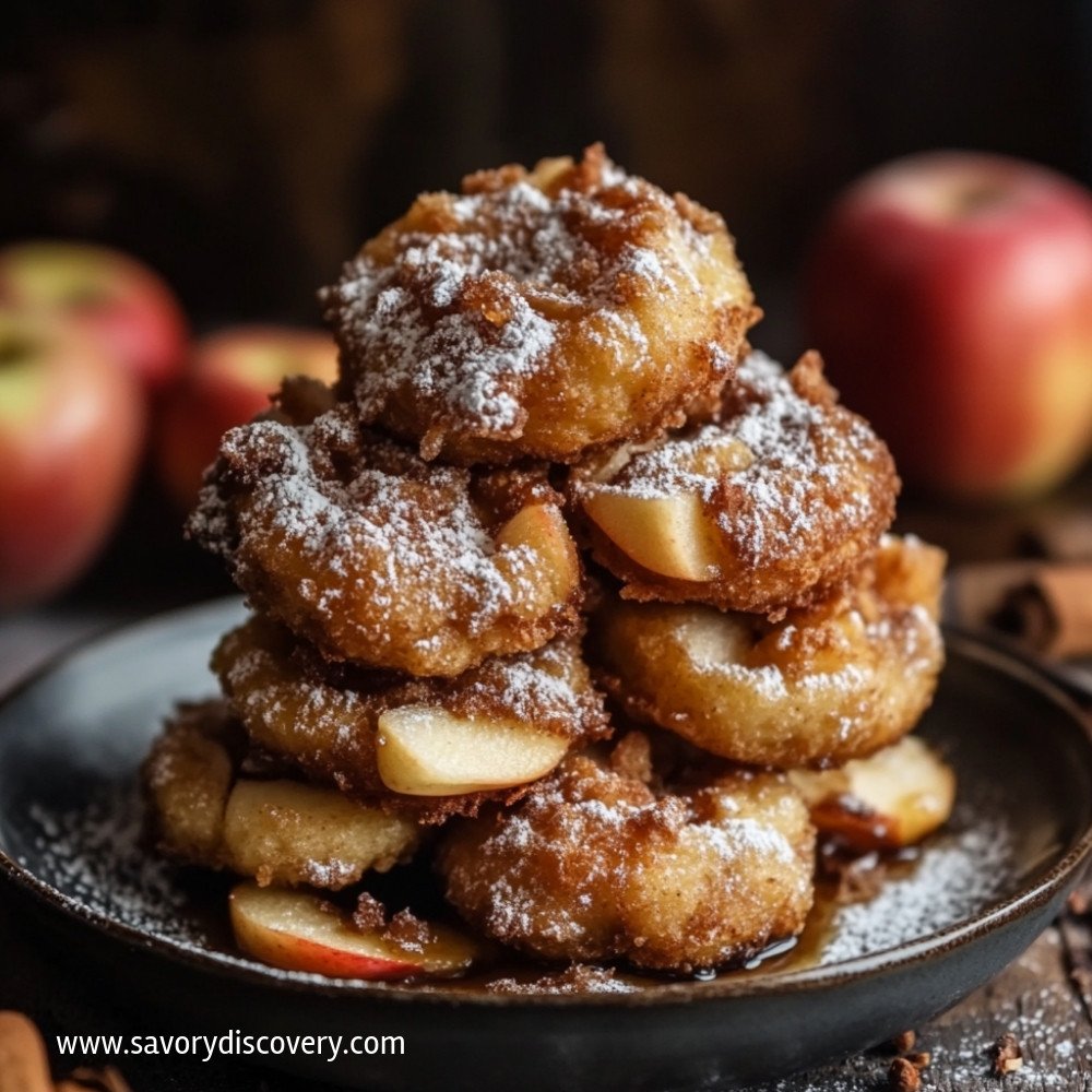Beignets de pommes au four : Recette facile