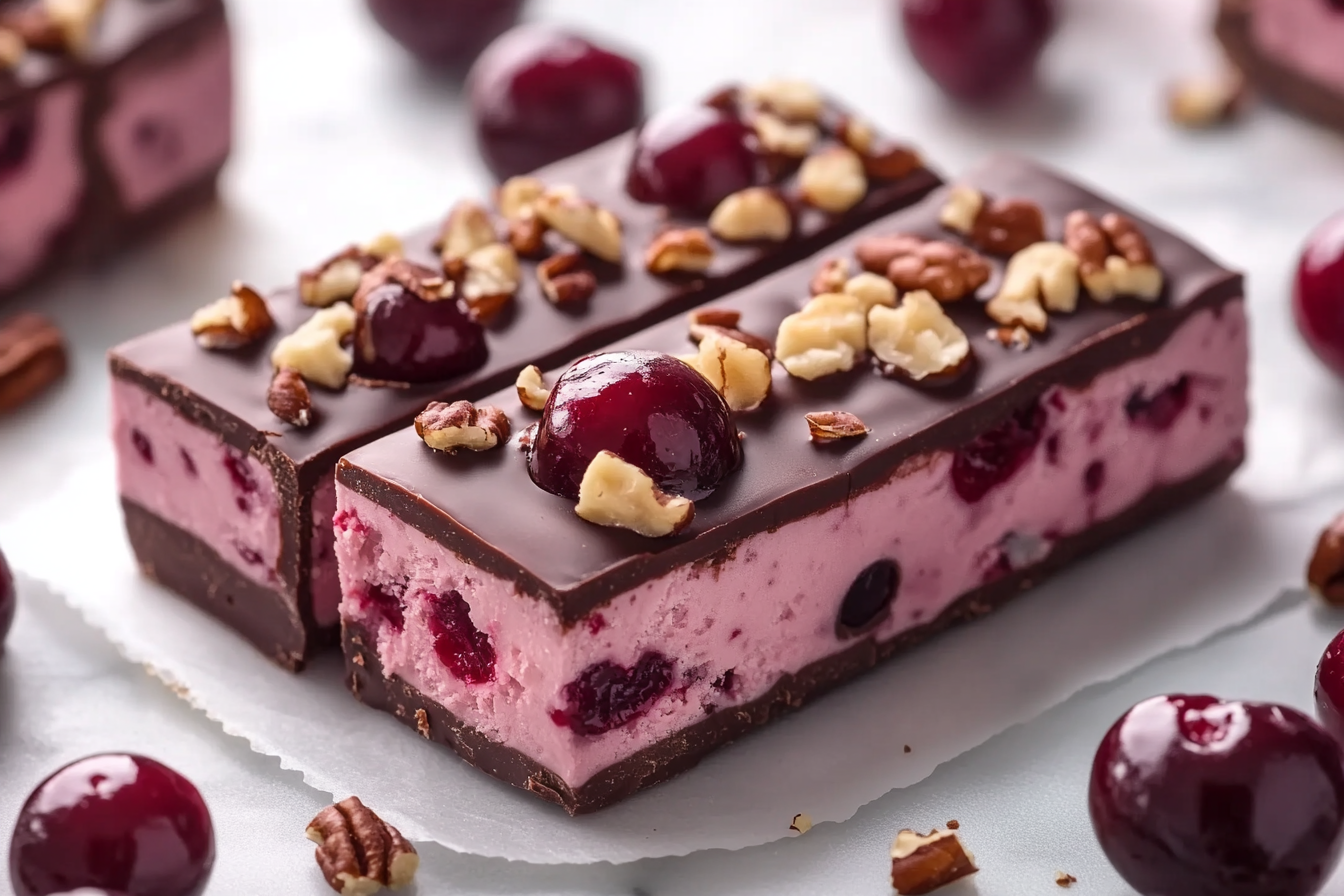 Barres de cerise maison