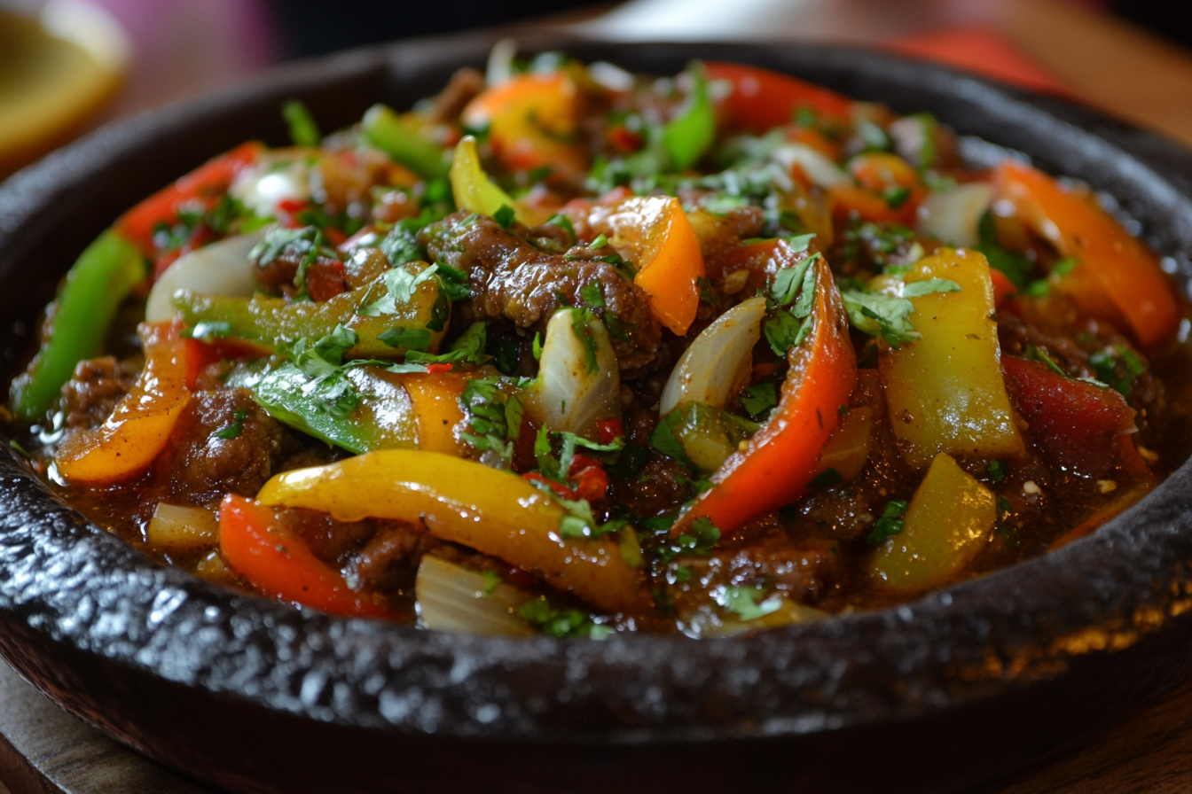 Boeuf Szechuan épicé