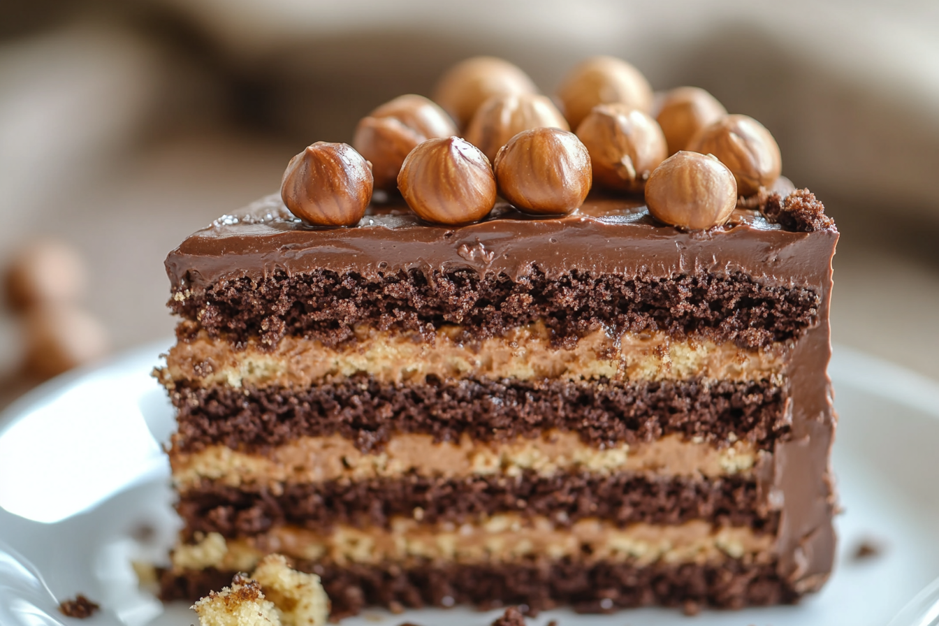 Gâteau à l'explosion chocolat-noisette