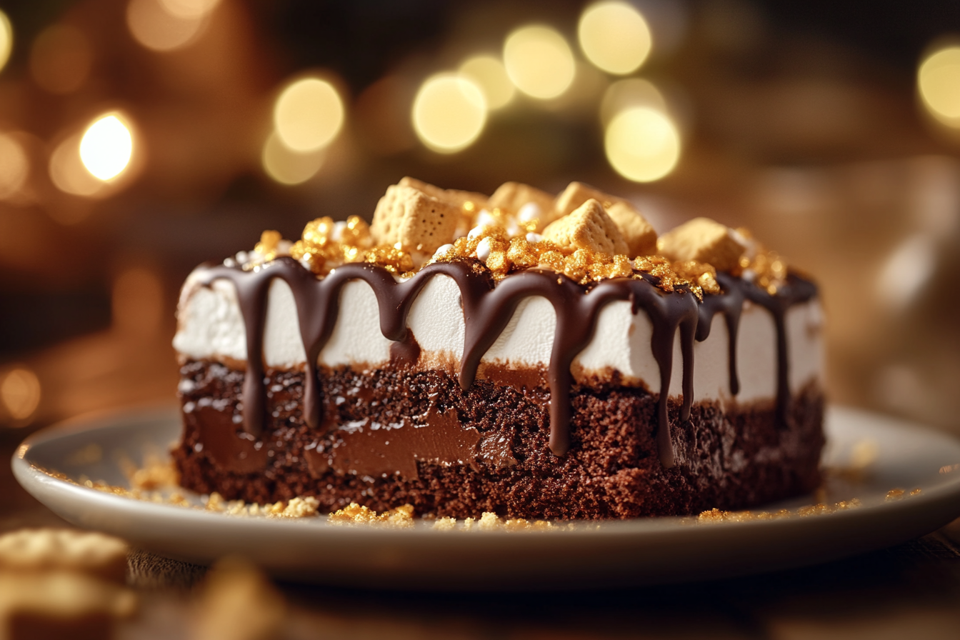 Gâteau au chocolat S'mores