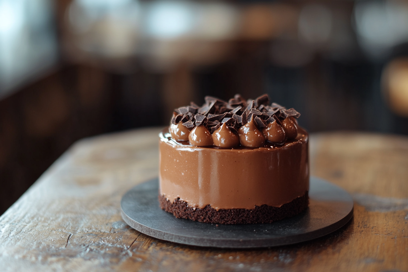 Gâteau au chocolat et café