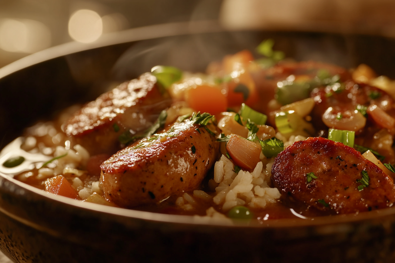 Gumbo de poulet cajun