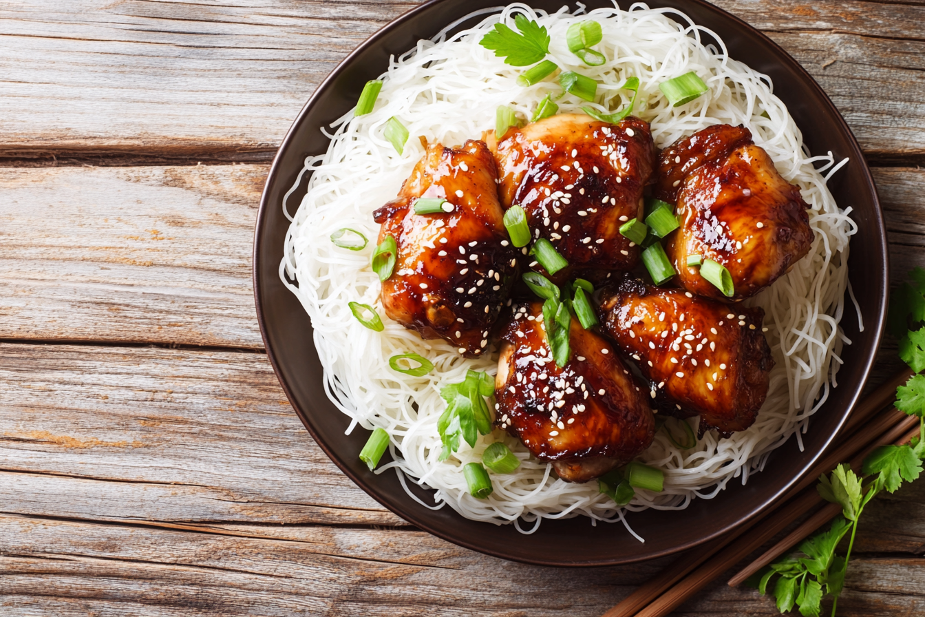 Poulet Hoisin aux Nouilles