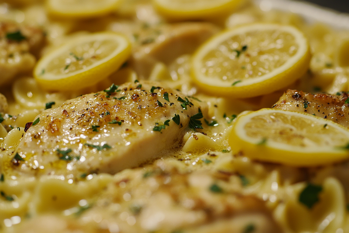 Poulet à l'ail et citron