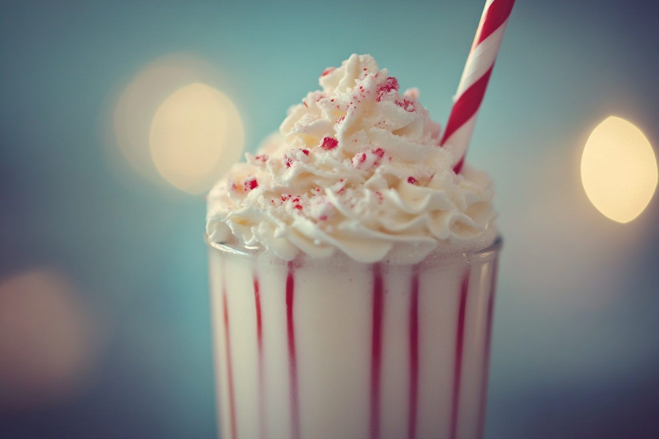 Shake de canneberge et crème